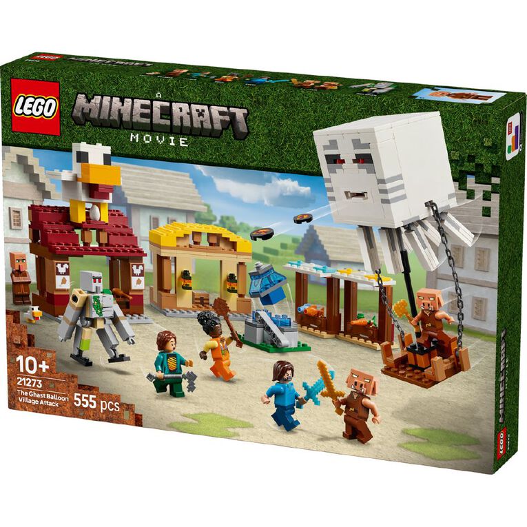 LEGO Minecraft The Ghast Balloon Village Attack 21273, , hi-res