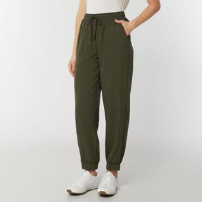 H&H Women's Light Weight Twill Jogger Pants