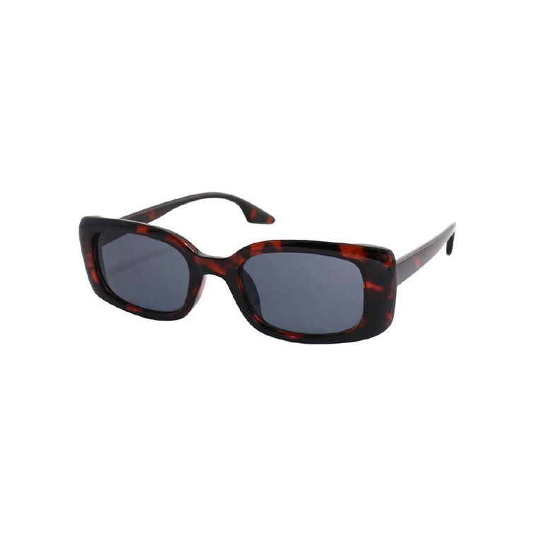 H&H Women's Rectangular Tortoise Sunglasses, , hi-res