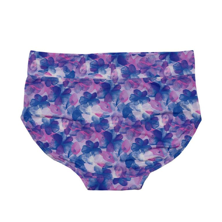 Underworks Women's Smooth Line Midi Briefs 2 Pack, Purple Mid, hi-res