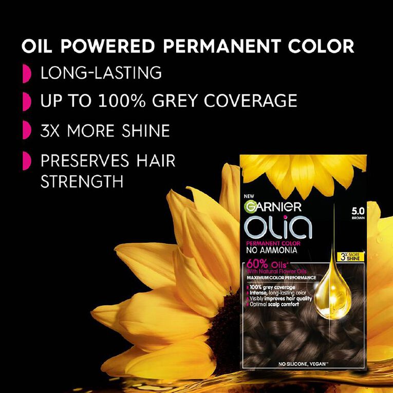Garnier Olia Hair Colour Intense Copper 7.40, , hi-res
