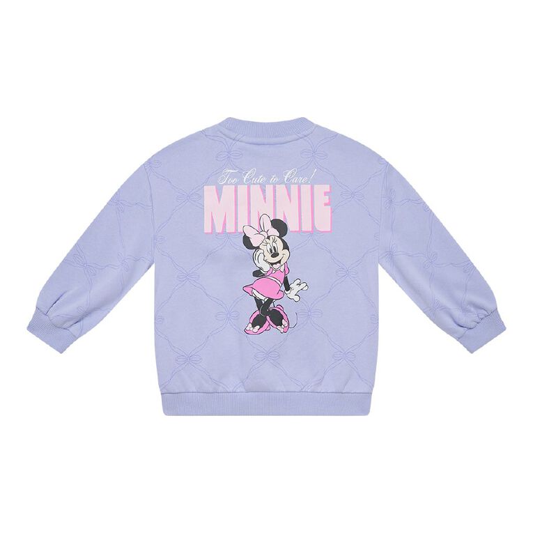Minnie Mouse Oversized Crew Sweat, Blue Light, hi-res