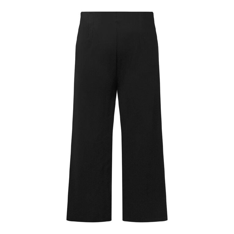 H&H Curve Women's Wide Leg Ponte Pants, Black, hi-res