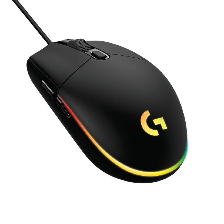 Logitech G203 Lightsync Gaming Mouse Black, , hi-res
