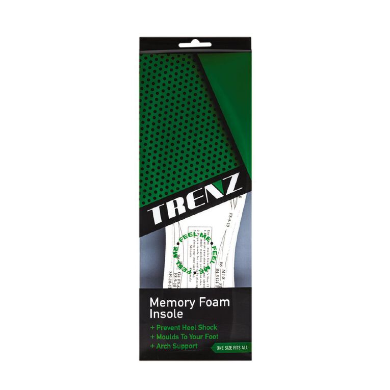 Trenz Memory Foam Insole, White, hi-res