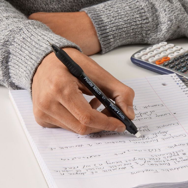 Paper Mate Profile 2 Mechanical Pencils 0.7mm With Refills & Erasers, , hi-res