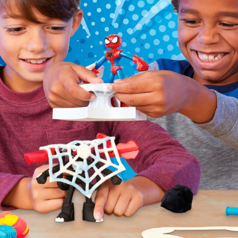 Play-Doh Spiderman Launch and Slice Battle, , hi-res