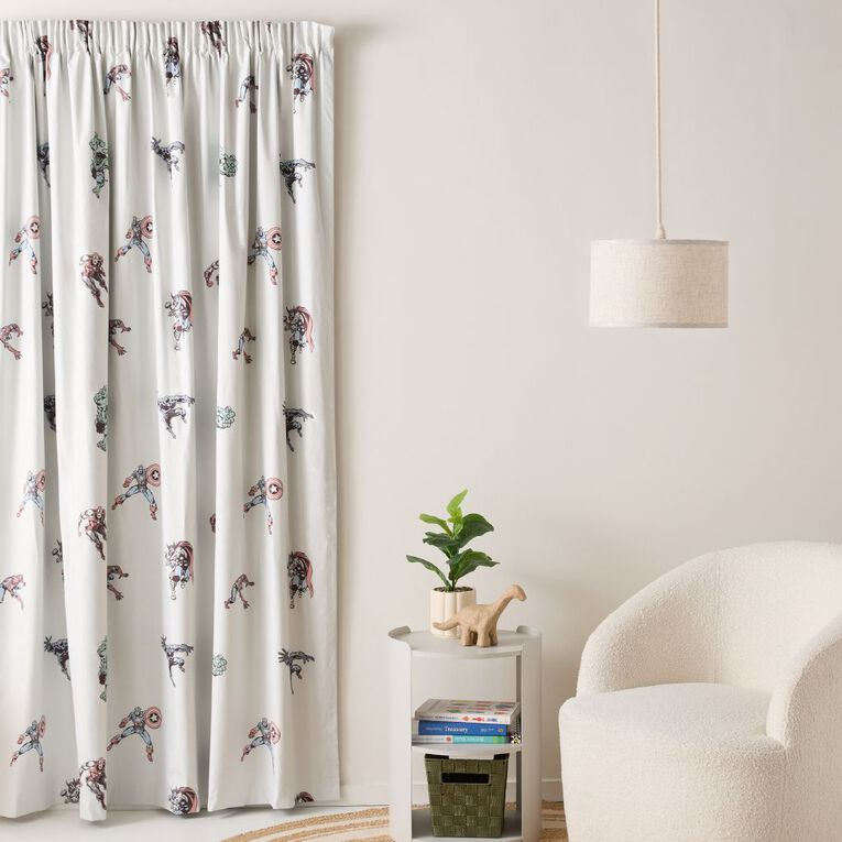Marvel Curtains Green 150-230cm Wide/205cm Drop, , hi-res