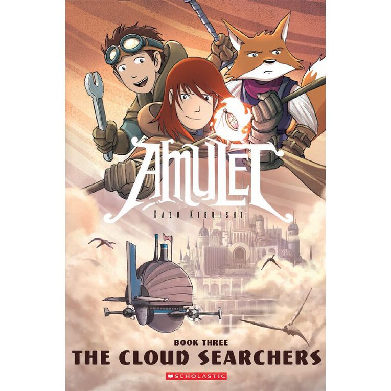 Amulet #3 The Cloud Searchers by Kazu Kibuishi, , hi-res