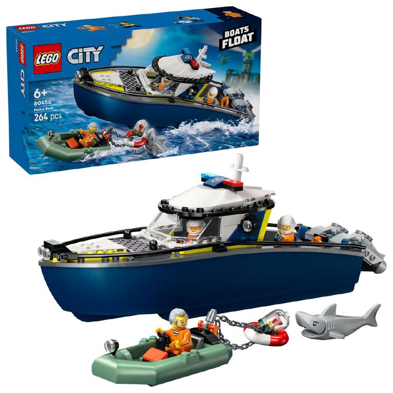 LEGO CITY Police Boat Chase 60456, , hi-res