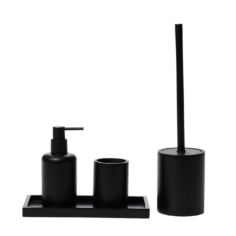 Living & Co Bathroom Tray Black, , hi-res