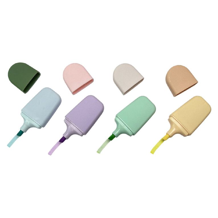 Uniti Stationery Elegant Simplicity Highlighters 4 Pack, , hi-res