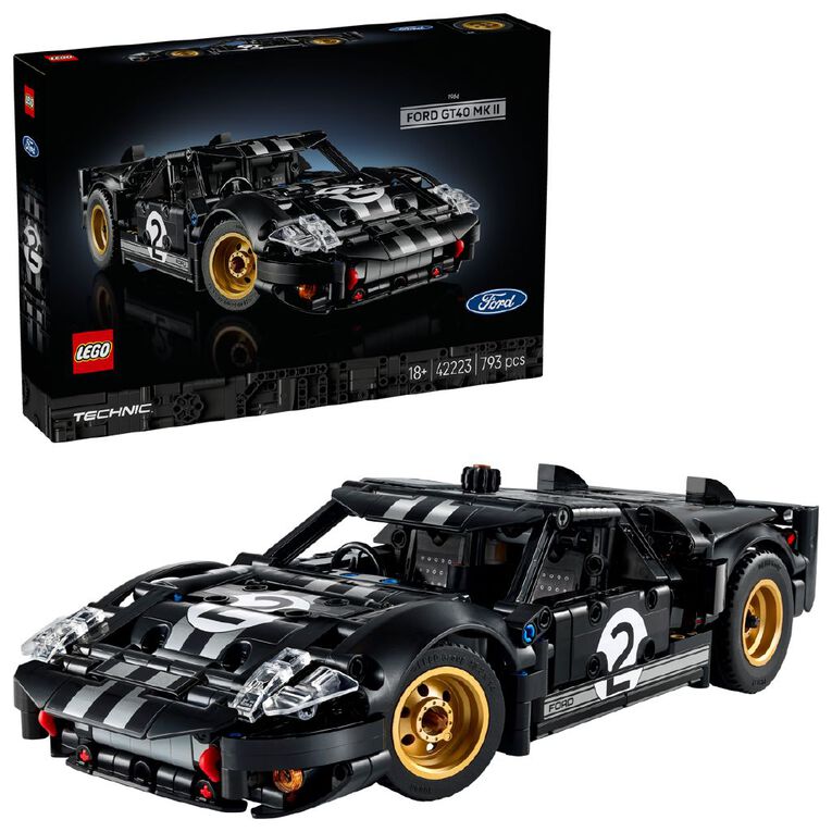 LEGO Technic Ford 1966 GT40 MKII Race Car 42223, , hi-res