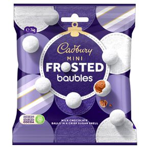 cadbury Mini Frosted Baubles 80 g