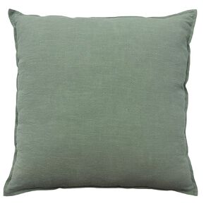 Living & Co Linen Rich Cushion Green Light 50cm x 50cm