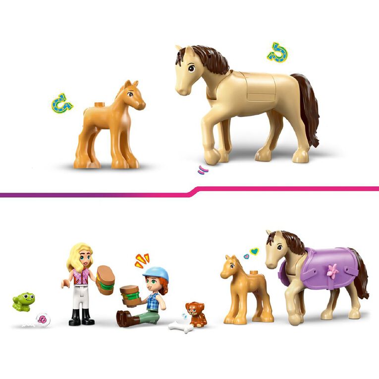 LEGO Friends Horse & Baby Foal Trailer 42695, , hi-res