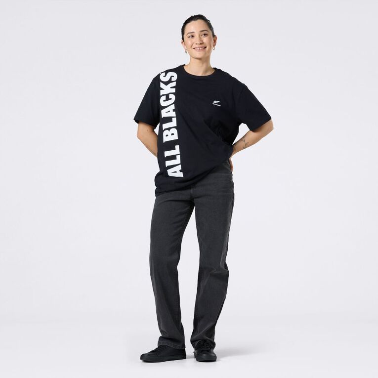 All Blacks Adults' Tee Short Sleeve, Black, hi-res