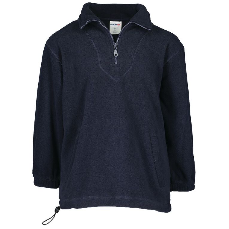 Schooltex Kids' Polar Fleece Top, Navy, hi-res