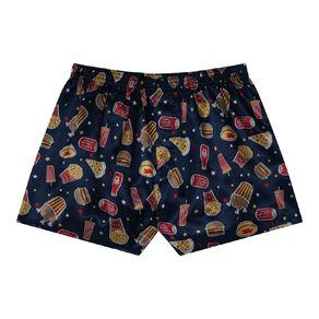 H&H Men's Printed Satin Boxer
