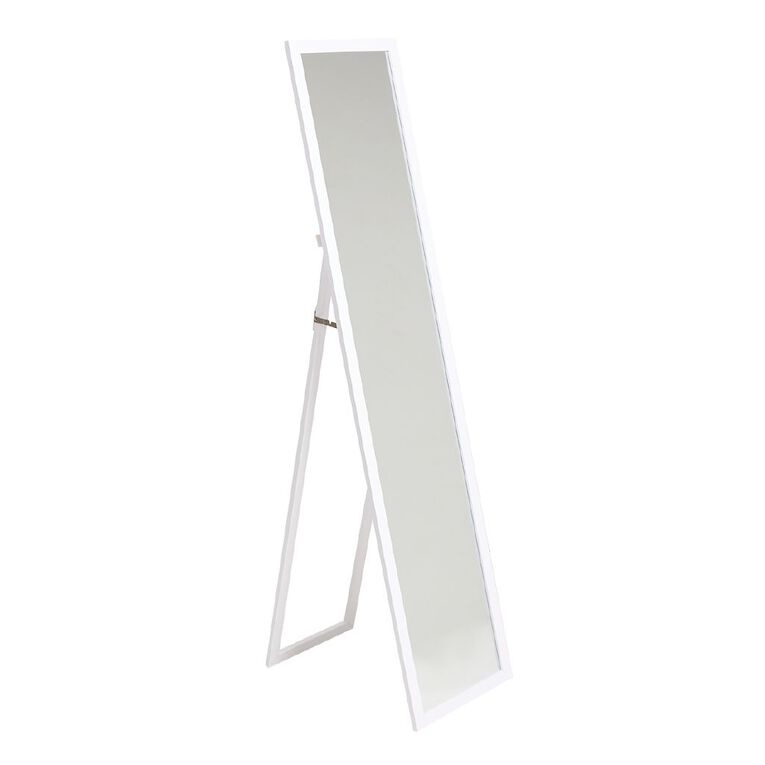 Living & Co Everyday Standing Mirror 155cm White, , hi-res