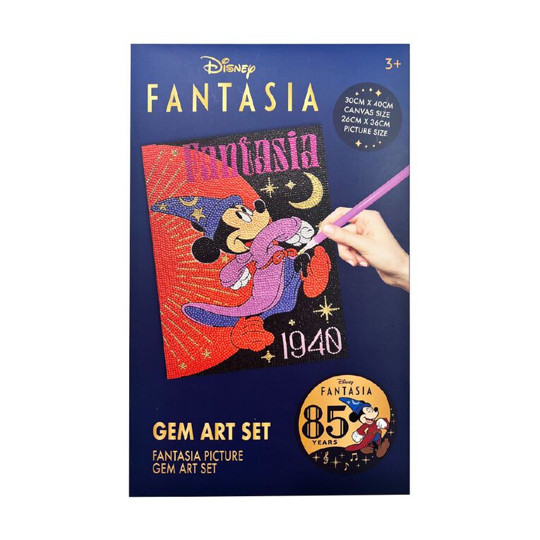 Mickey Mouse Adult Gem Art- Fantasia, , hi-res