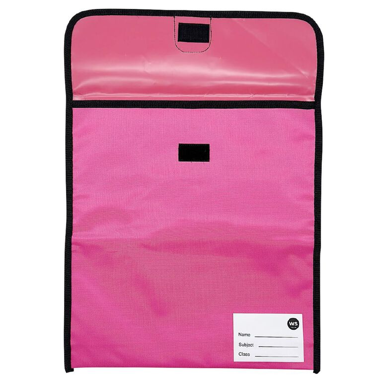 WS Book Bag 330mm x 360mm Pink, , hi-res