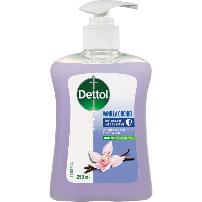Dettol Hand Wash Pump Vanilla & Orchid 250ml, , hi-res