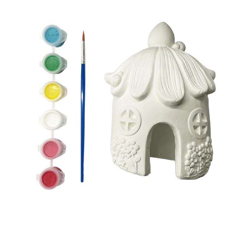 Uniti Craft Kids Paint Your Own Plaster Fairy House, , hi-res