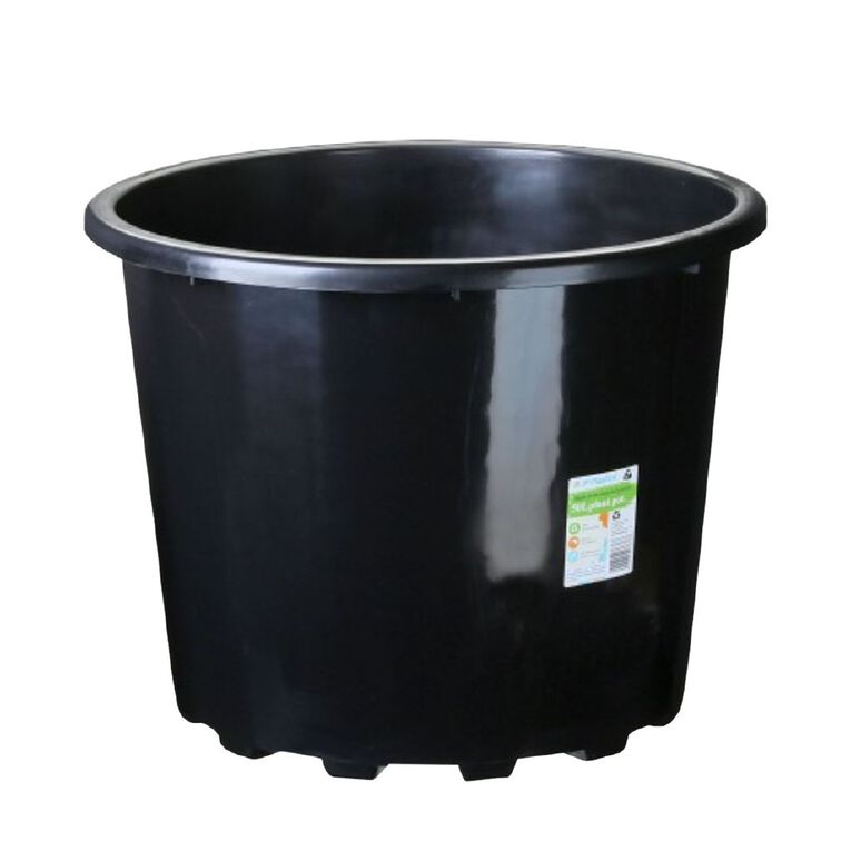Interworld Round Pot Recycled Black 50L, , hi-res