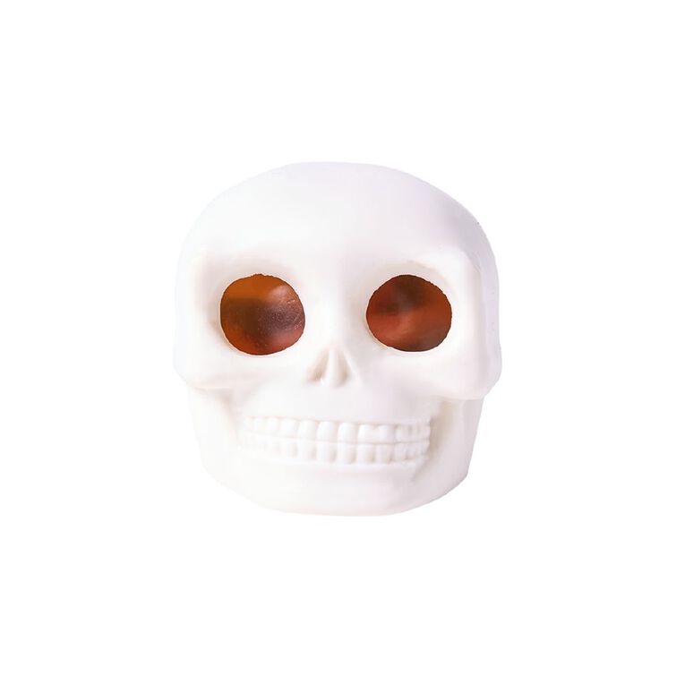 Scarehouse Eye-Popping Skull Squishy, , hi-res