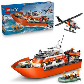 LEGO CITY Coast Guard Rescue Boat & Helicopter 60504