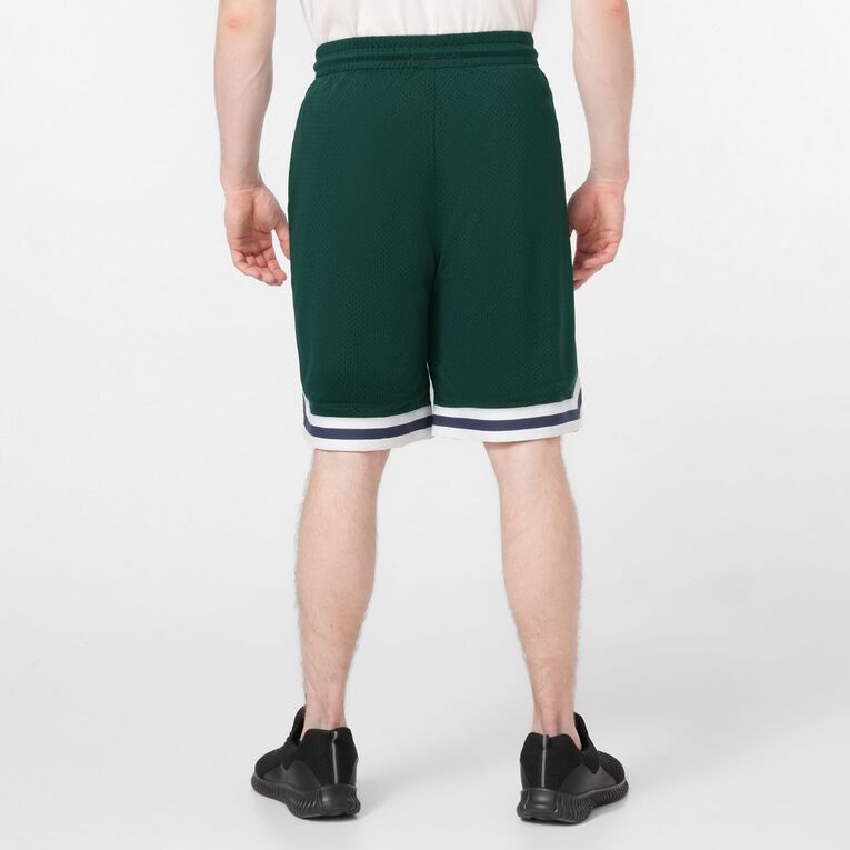 Garage Men's Basketball shorts, Green Dark, hi-res