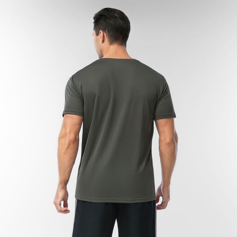 Active Intent Men's Active Mesh Tee, Grey Dark, hi-res