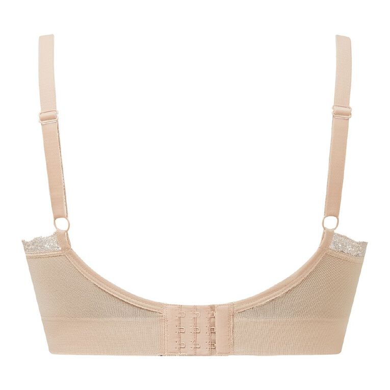 H&H Women's Seamfree Maternity Bra 2 Pack, Natural, hi-res