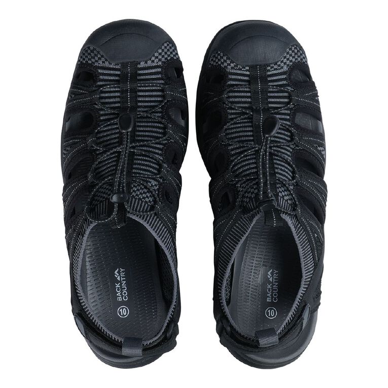 Back Country Men's Cole Sandals, Black, hi-res
