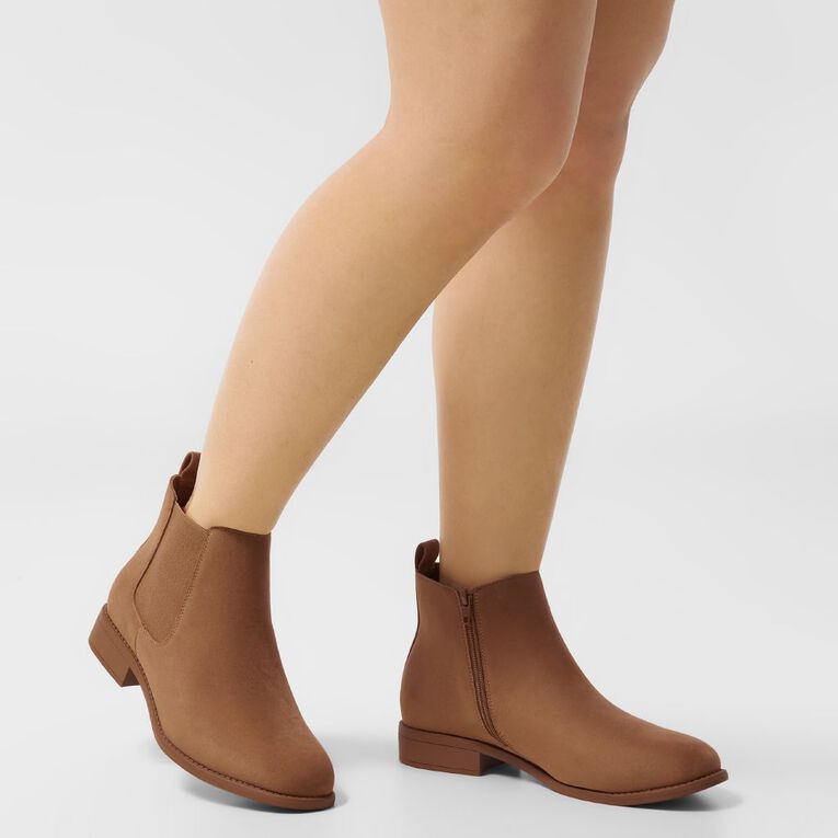H&H Women's Chelsea Boots, Brown Light, hi-res