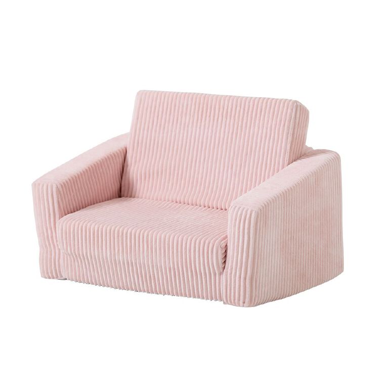 Living & Co Kids Flip Sofa Cord Pink, , hi-res