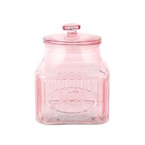 Living & Co Glass Canister Pink 2.4L