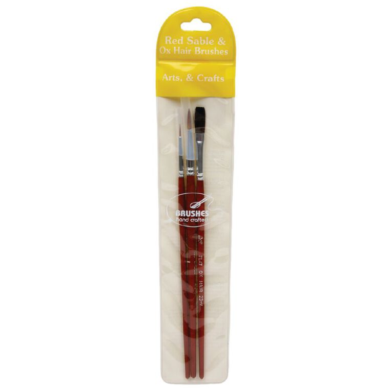 DAS Brush Set Das Red Sable Round Red Mid, , hi-res