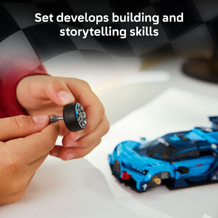 LEGO Speed Champions Bugatti Vision GT Hyper Sports Car 77253, , hi-res