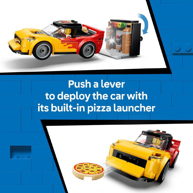 LEGO CITY Pizza Delivery Experience with Vehicles 60496, , hi-res
