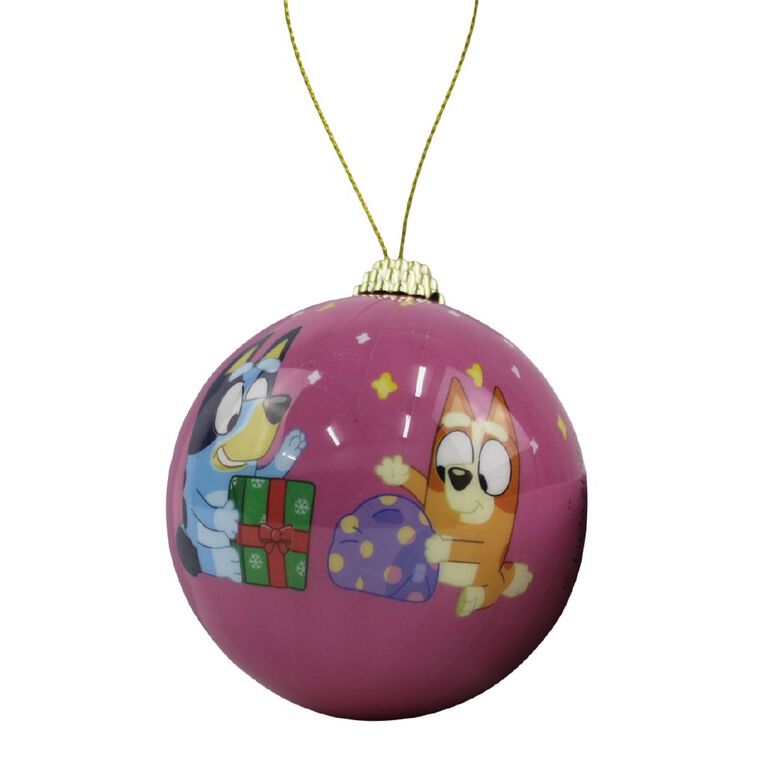 Bluey Christmas Bauble Pink, , hi-res