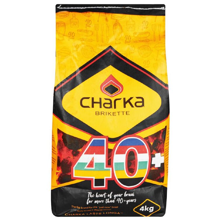 Charka Charcoal Briquettes 4kg, , hi-res
