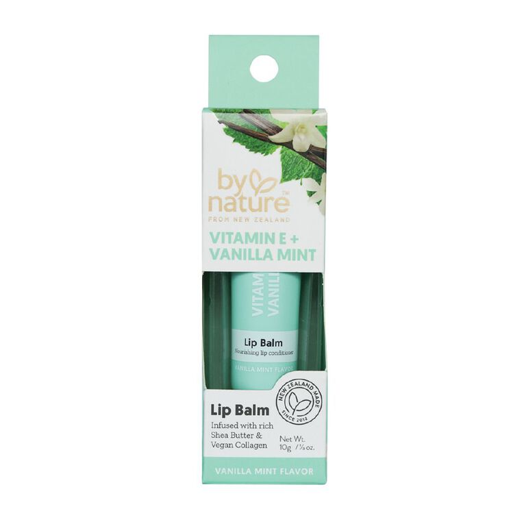 By Nature Vitamin E Lip Balm Vanilla Mint, , hi-res