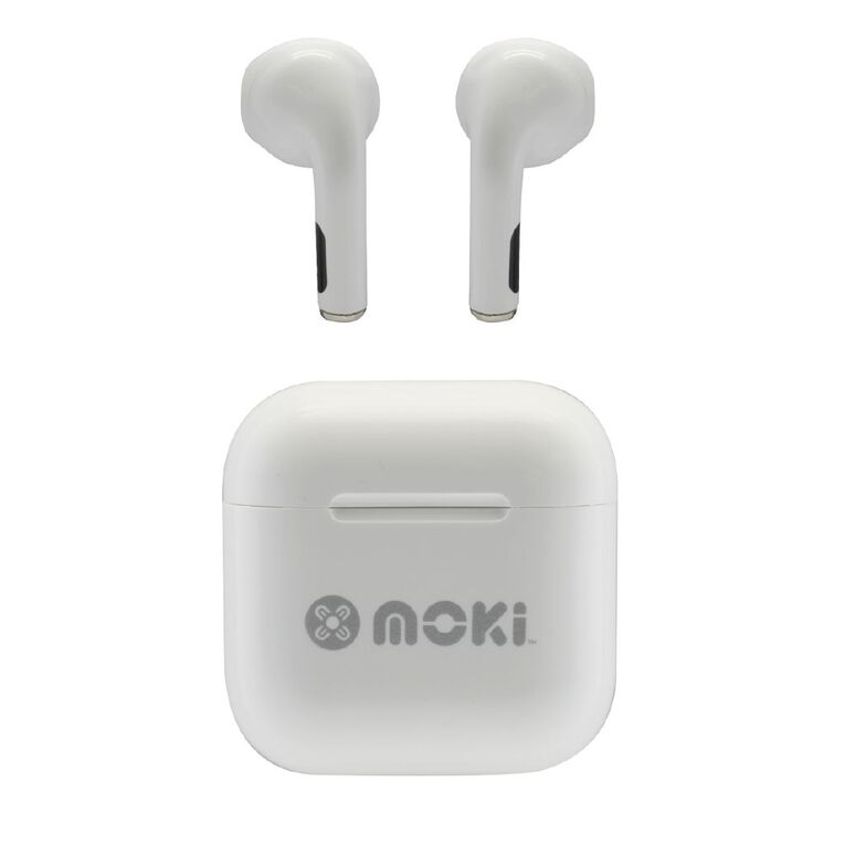 Moki Pods Mini True Wireless Earphones White, , hi-res