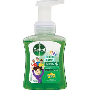 Dettol Kids Colour Foaming Hand Wash Aloe Vera 250ml