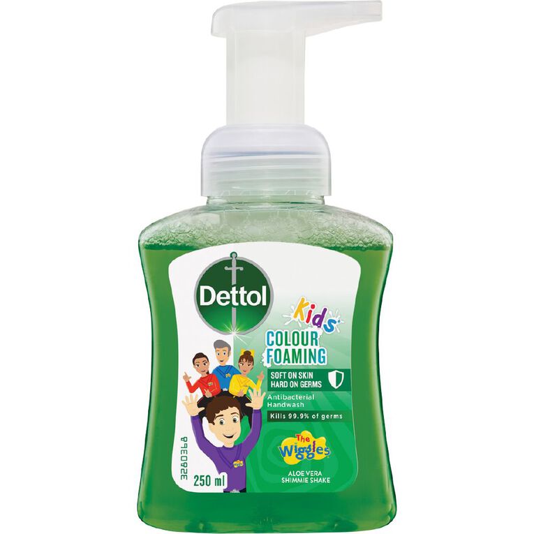 Dettol Kids Colour Foaming Hand Wash Aloe Vera 250ml