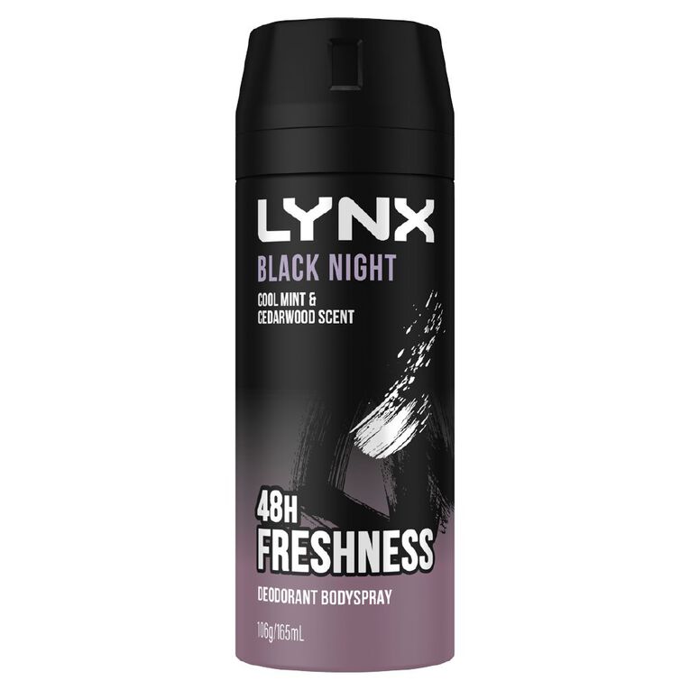 Lynx Night Body Spray 165ml, , hi-res
