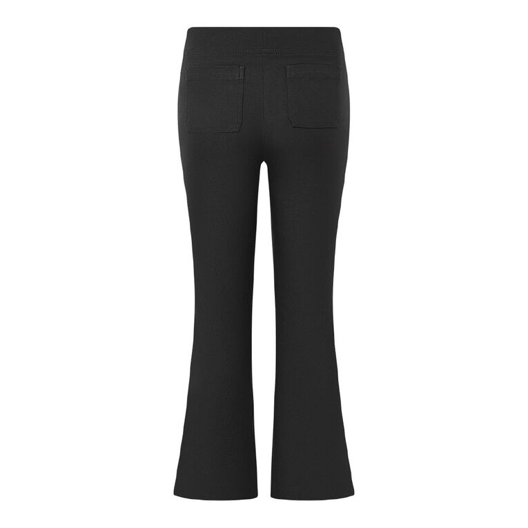H&H Women's Bengaline Flare Pants, Black, hi-res