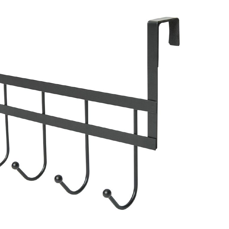 Living & Co Over The Door Hook Black, , hi-res